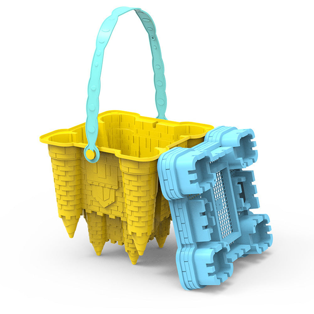 14Pcs Set Beach Toys for Kids Sand Castle Toys with Shovels Toys
