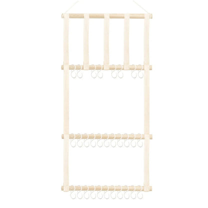 Headband and Hair Bow Organizer for Girls Bow Hanger for Hair Accessories Natural Wood