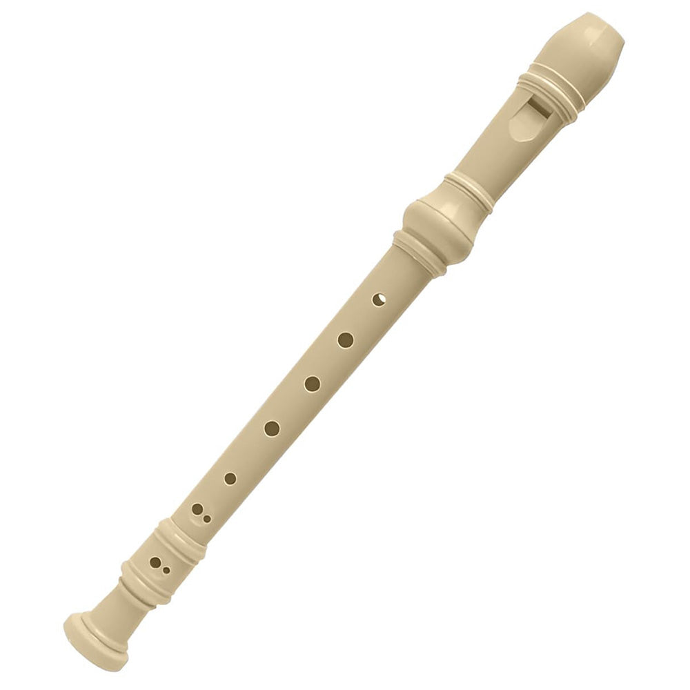 ABS 8-Hole Descant Soprano Recorder for Beginners -Beige