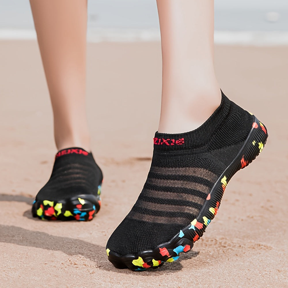 Quick Dry Water Shoes for Women and Men Aqua Socks-Black