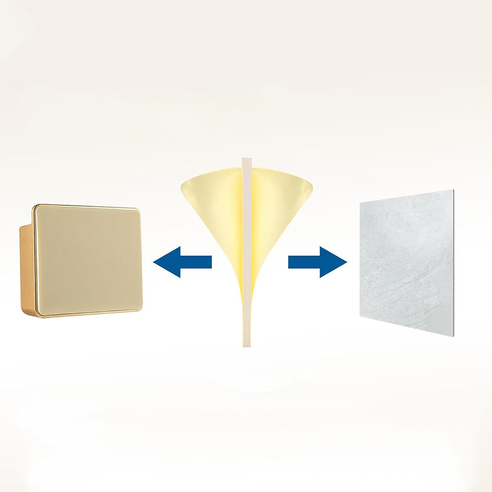 2 Pack Wall Mount Phone Holder with Peel and Stick -Gold