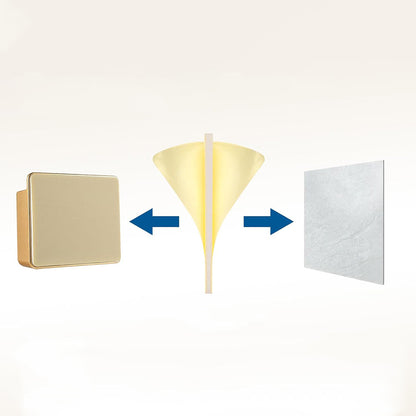 2 Pack Wall Mount Phone Holder with Peel and Stick -Gold