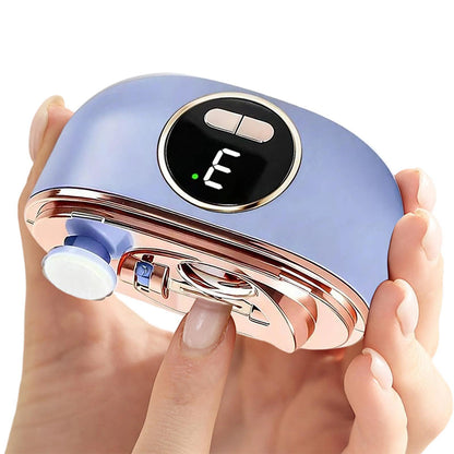 3-in-1 Electric Nail Trimmer Electric Nail Clippers for Seniors - Purple