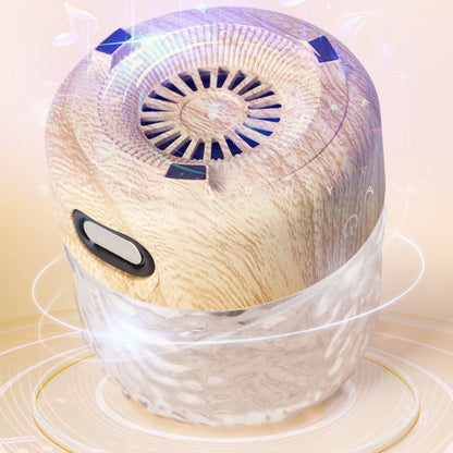 Ambient Lighting & Bluetooth Speaker with 16 Light Colors-Khaki