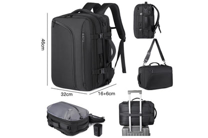 Vacuum Backpack with Pump Compression Travel Business Backpack with Laptop Sleeve
