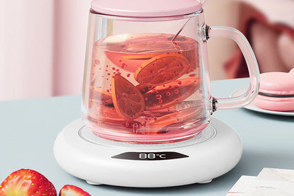 USB Electric Coffee Mug Warmer with 3 Temp Settings White