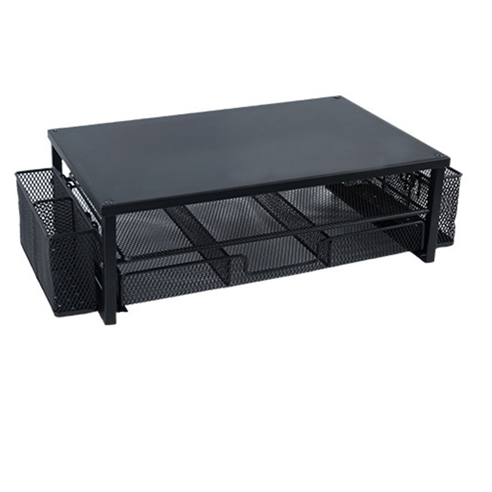 Desk Organizer Computer Monitor Stand Riser with Drawer and Pen Holders