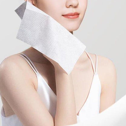 28Pc Disposable Compressed Towels Travel Washcloth Wet and Dry Use