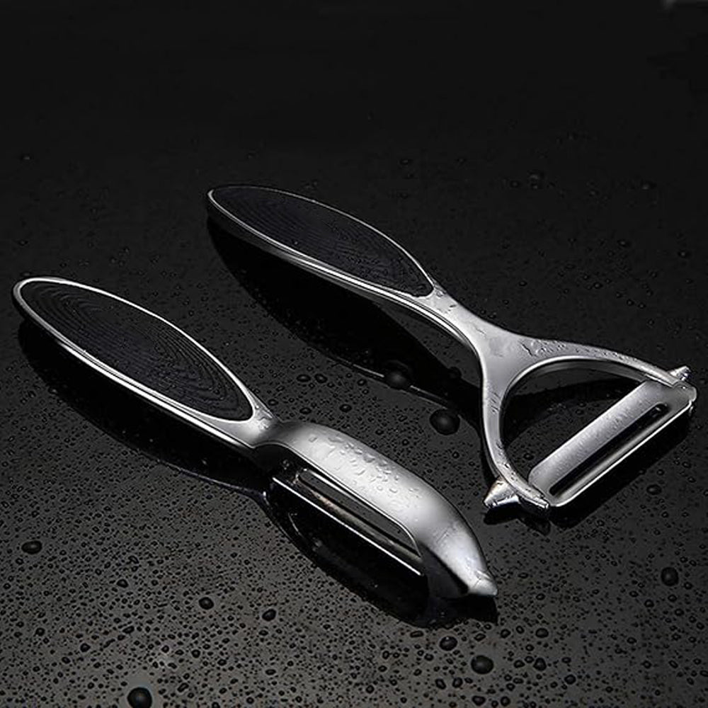 2 Pack Stainless Steel Vegetable Peeler Set Potato Peeler for Kitchen