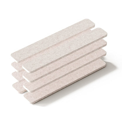 8 Piece Self Adhesive Felt Display Strips with 35 Push Pins - Camel