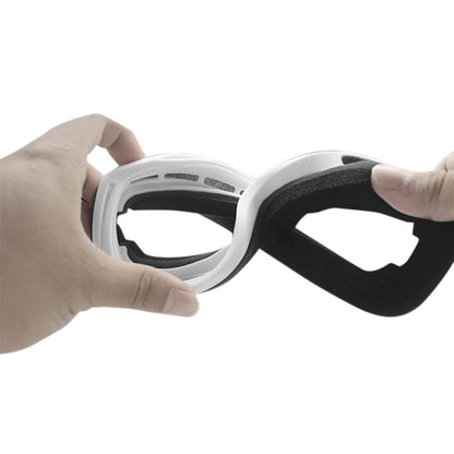 OTG Anti Fog Ski Goggles  UV400 Protection Anti Fog Lens White Frame and Silver Mirrored Lens