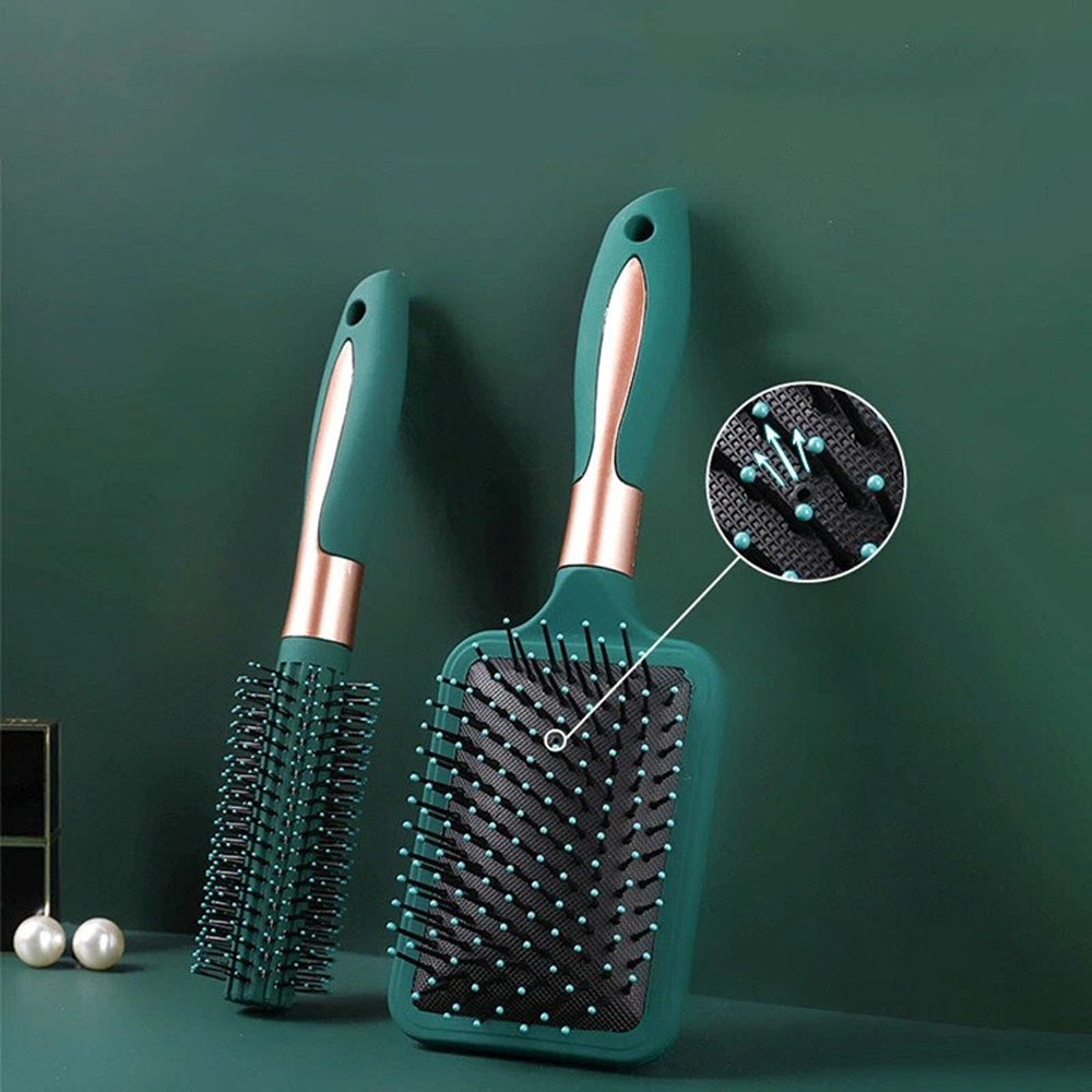 3Pcs Paddle Hair Brush Set
