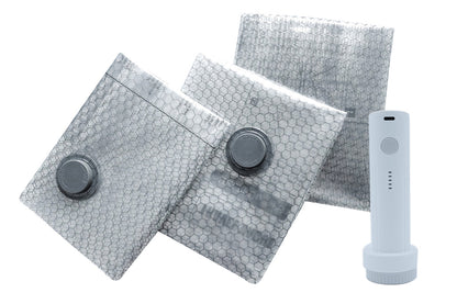 12Pcs Travel Vacuum Storage Bags with Electric Pump Space Saver Packing Bags