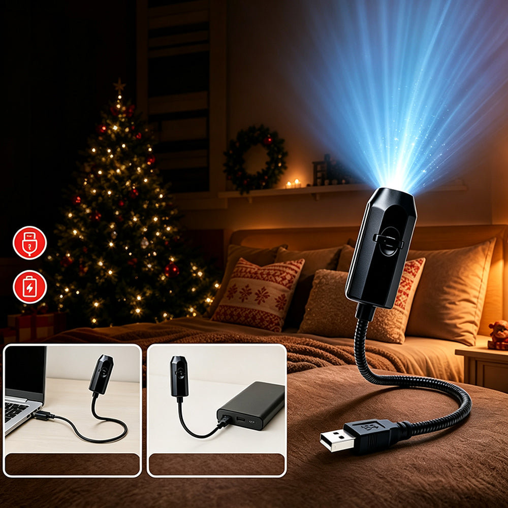 USB Christmas Projection Light with 20 Projection Slides
