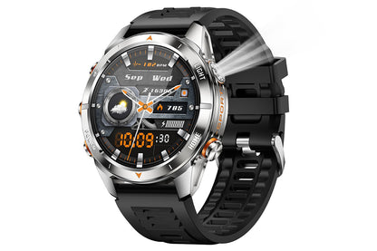 Smart Watch Fitness Tracker with Call Function 100 Sport Modes Heart Rate Sleep Monitor-Silver