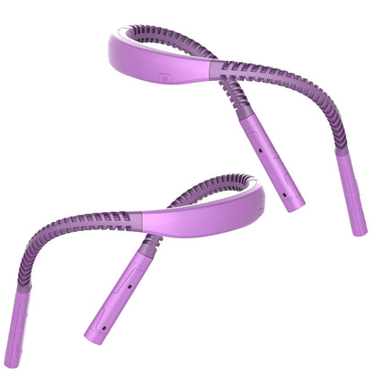 LED Book Light Adjustable Brightness Neck Reading Light for Knitting Repairing-Purple