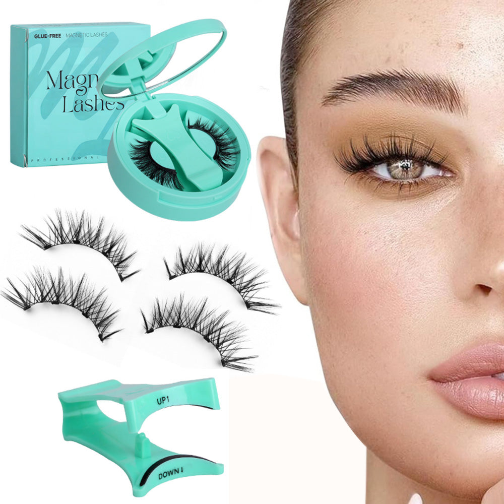 Reusable Magnetic Eyelashes Kit ââ‚?No Glue, Easy to Wear & Remove Style 2