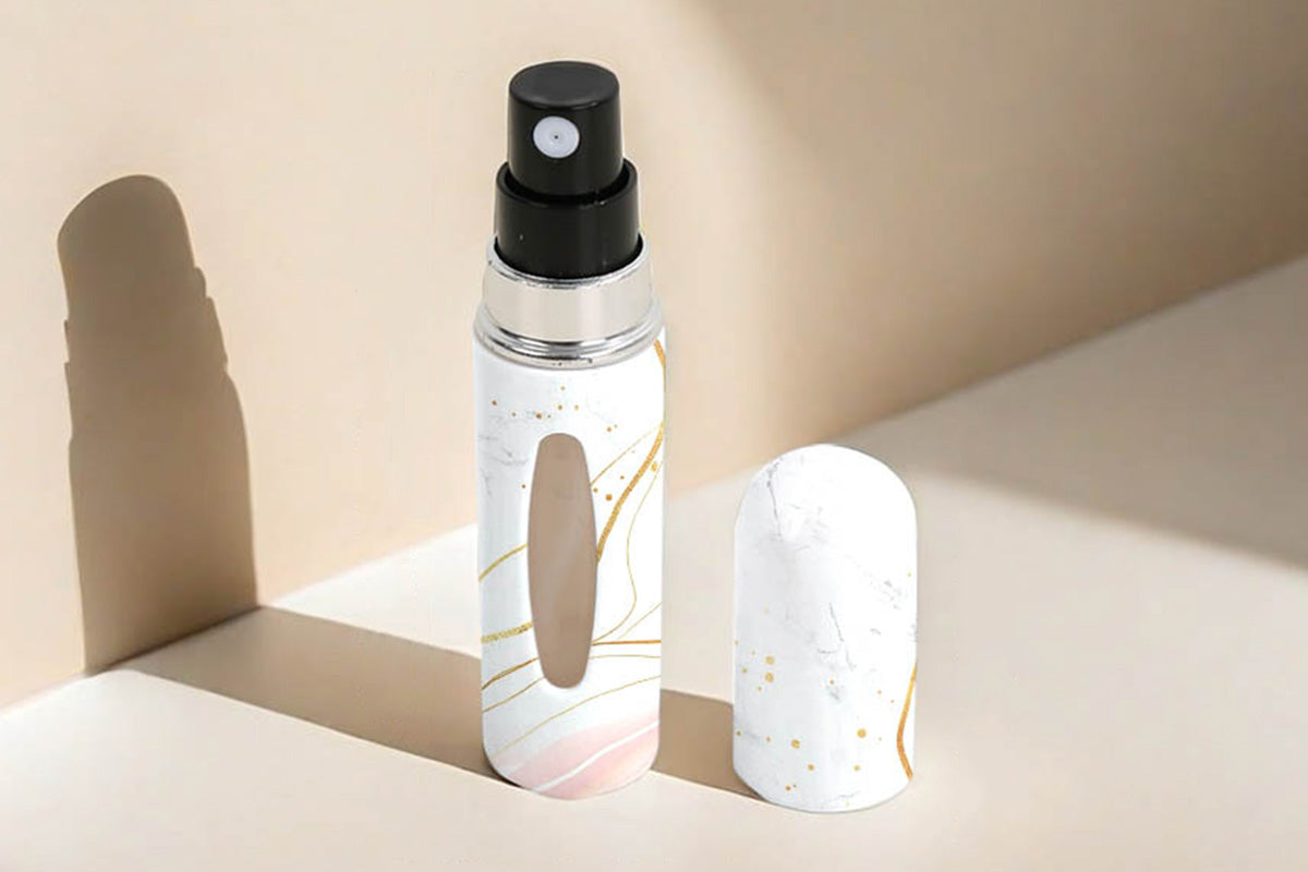 6pcs 5ml Refillable Mini Perfume Bottle Portable Travel Spray Atomizer