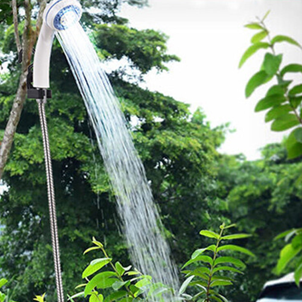 Portable USB Rechargeable Camping Shower Pump for Outdoor RV Travel