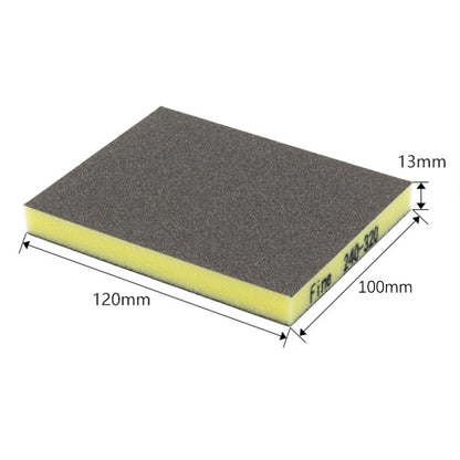 5 Pcs Double-Sided Flexible Sponge Sanding Pads in 5 Grits for Crafts