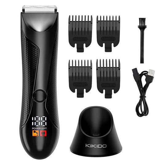 Electric Hair Trimmer for Men LED Display Body Hair Shaver