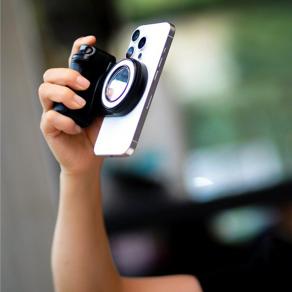 Fun Shot  Phone Camera Shutter Grip With Bluetooth Remote For iPhone Android