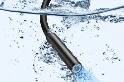 HD Endoscope Camera With 8 Adjustable LED Light Snake Borescope Inspection Camera