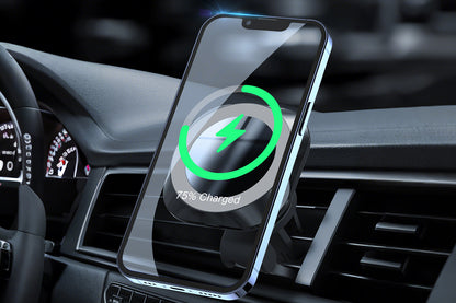 Magsecurity Compatible 15W  Wireless Car Charger Mount for iPhone