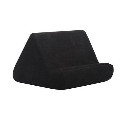 Multi-Angle Tablet Holder Compatible with iPads Lazy Holder Stand for Bed and Desk with 2 Pockets Black