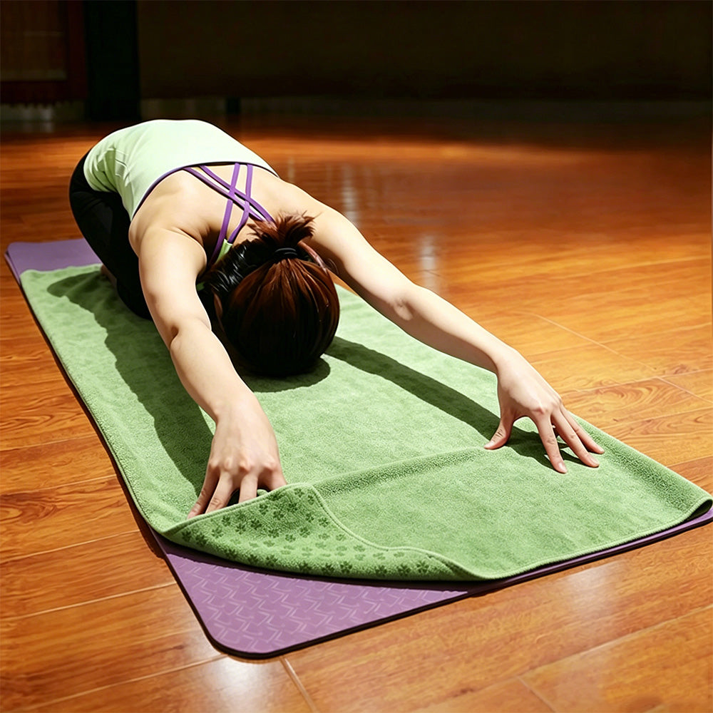 Yoga Towel Mat-Green