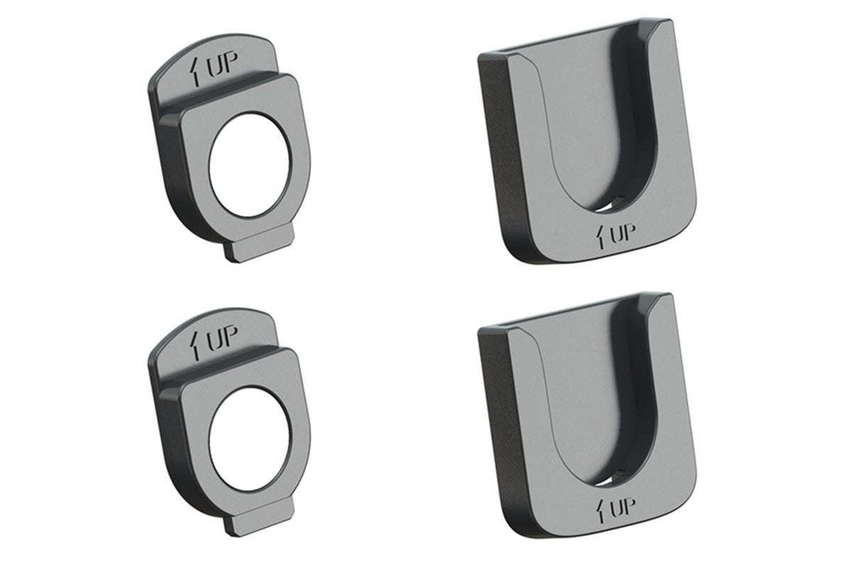4PCS  Remote Control Wall Mount Holder Remote Control Organizers -Black