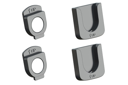 4PCS  Remote Control Wall Mount Holder Remote Control Organizers -Black