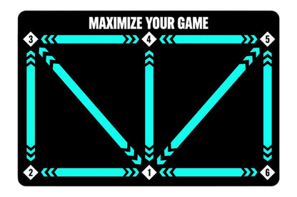 2 in 1 Kids Soccer Pop Up Goal Net Targets Soccer Goal Net Training Football Goal-Soccer Goal+ training mat