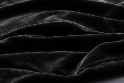 Mink Feel Blanket Soft Cozy Throw Blanket Flannel Blanket -Black