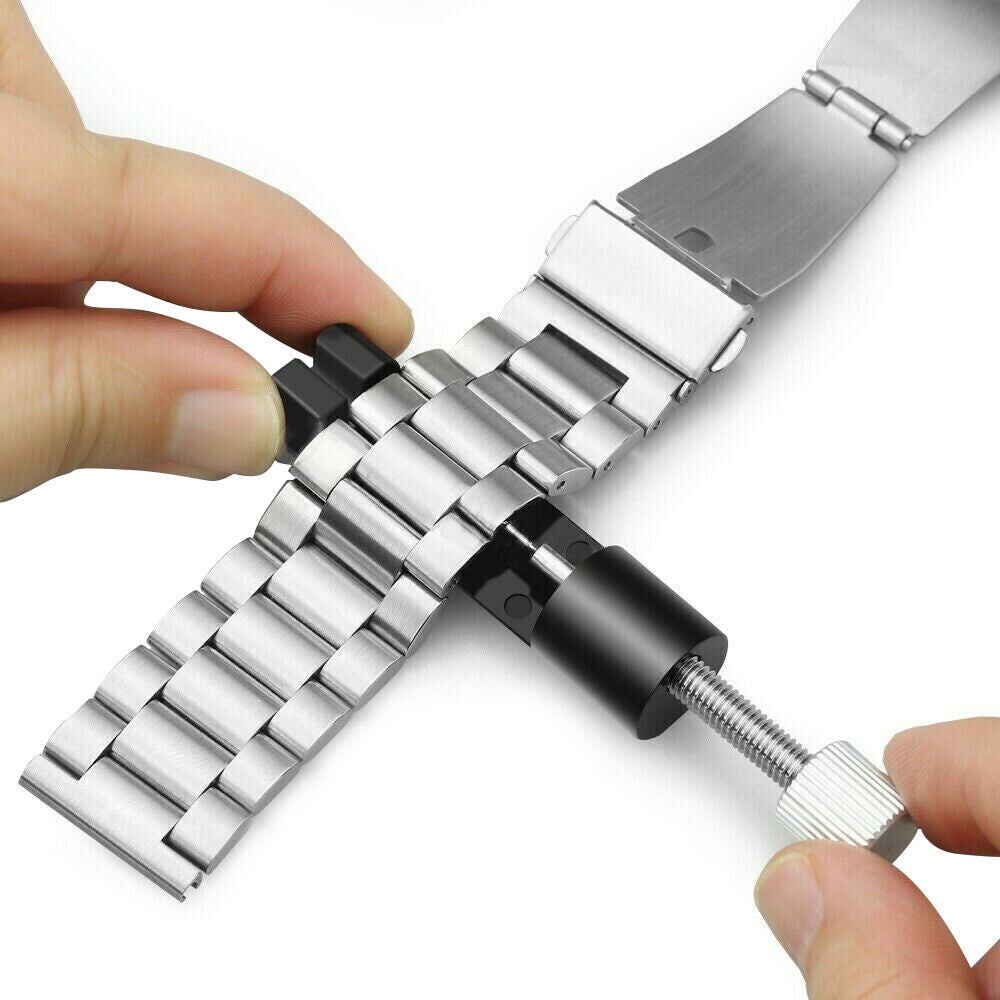 Set of 2Pcs Watch Band Link Pin Remover Adjuster Resizer Watch Repair Tool Kit