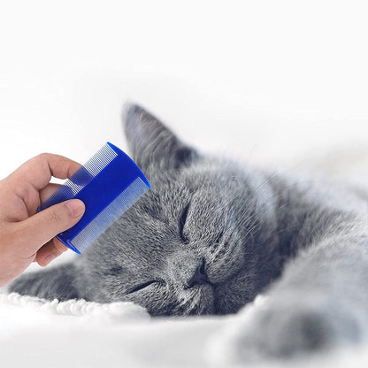 5 Pcs Set Flea Lice Comb for Pets Stainless Steel Dog Cat Dematting Grooming Combs