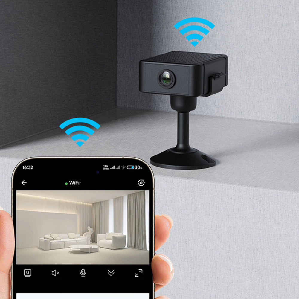 Mini Security Camera WiFi Wireless Surveillance Camera with Motion Detection Night Vision Recording