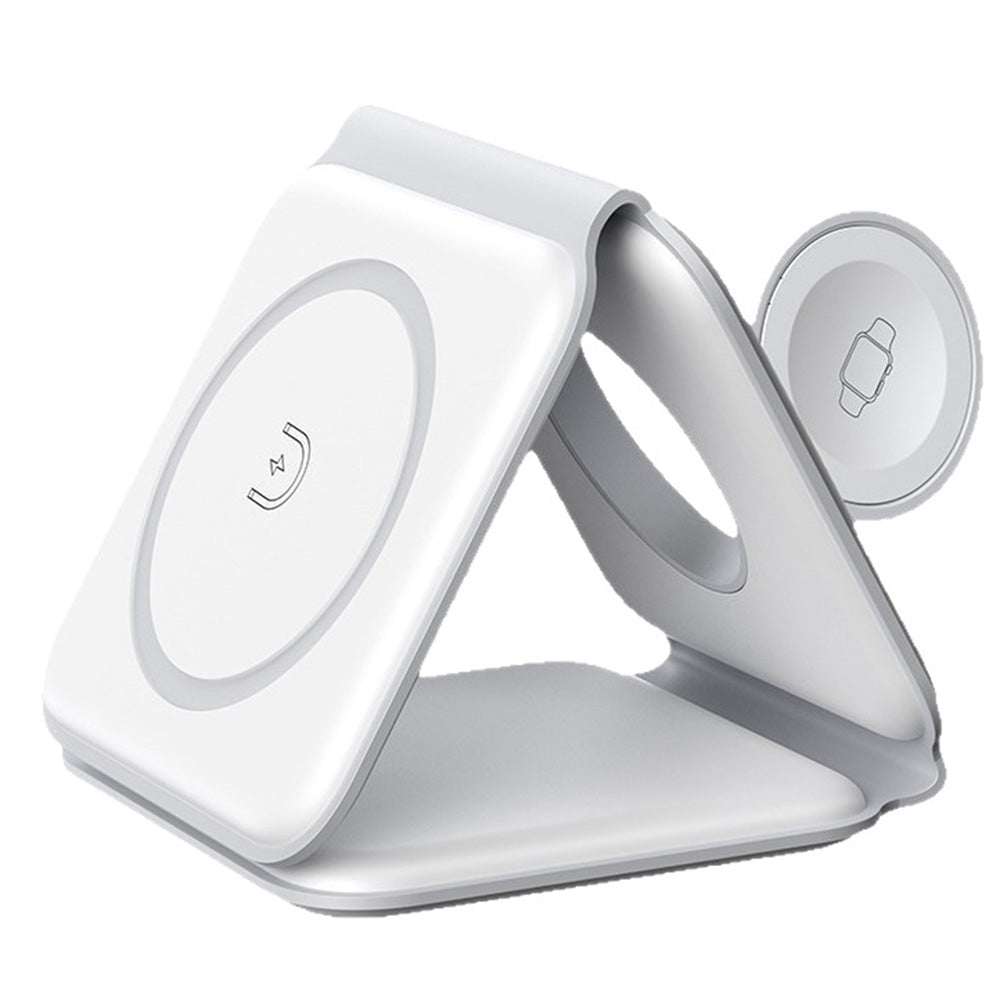 3-in-1 Foldable Magnetic Wireless Charging Base for iPhone Apple Watch & AirPods