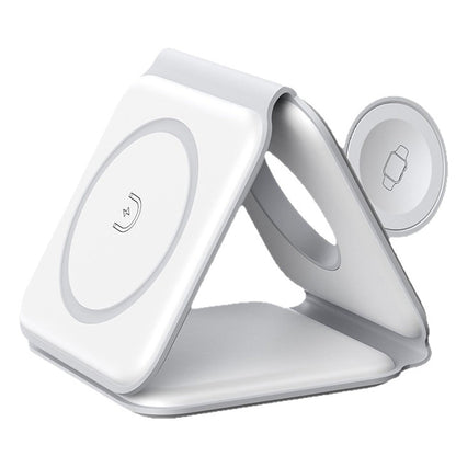 3-in-1 Foldable Magnetic Wireless Charging Base for iPhone Apple Watch & AirPods