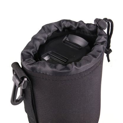4Pack DSLR Camera Lens Pouch Case Bag Cover Canon Nikon Sony Panasonic