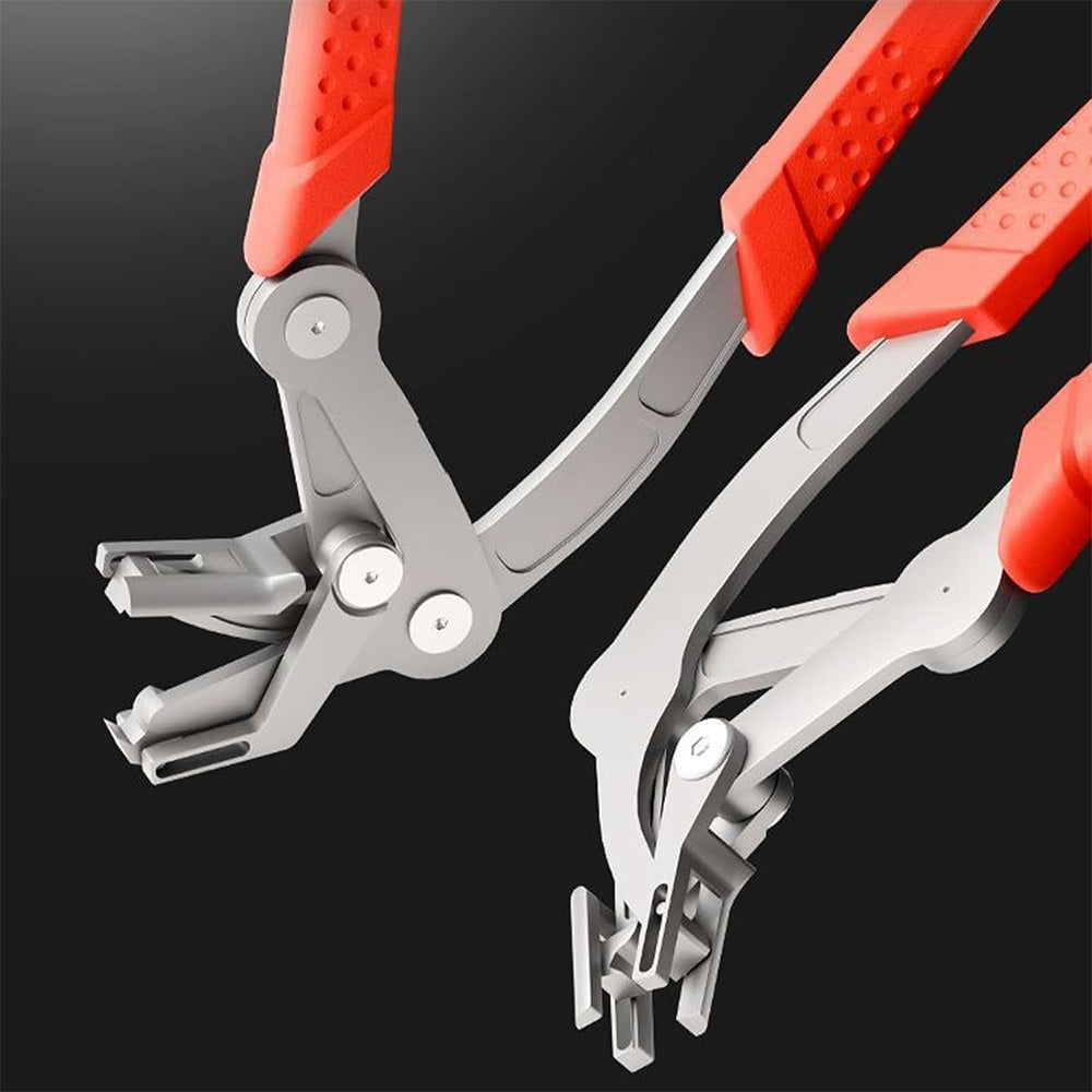 Car Clip Pliers and Disassembly Tools Automotive Snap Pliers Clip Remover Tool-Orange