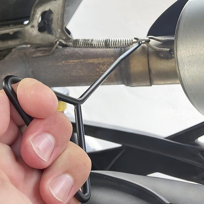 Motorcycle Exhaust Spring Puller Tool T Shaped Handle Pipe Springs Hook