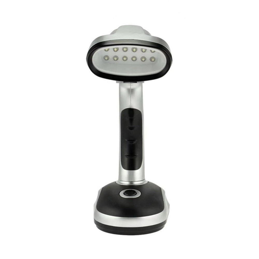 12 LEDs Desk Lamp Portable Battery Operated Reading USB Powered Work Table Light