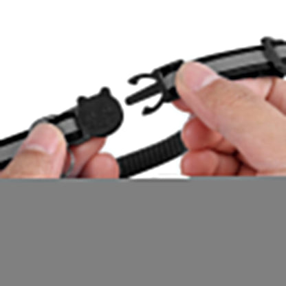 Reflective Cat Collar Compatible with Apple Airtag Adjustable Airtag Holder for Cat Dog Kitten Puppy Black