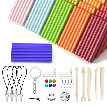 82-Color Air Dry Clay Modeling Set for Kids with Sculpting Tools