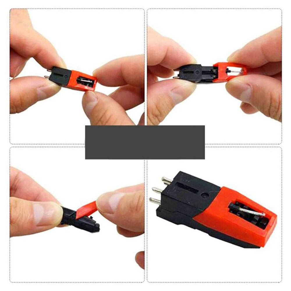 Ruby Ceramic Record Player Turntable Phonograph Replacement Stylus Needle Tool
