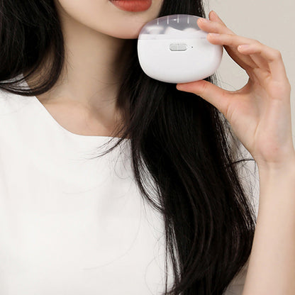2-in-1 Electric Nail Clipper and Nail Polisher Portable Grooming Tool White