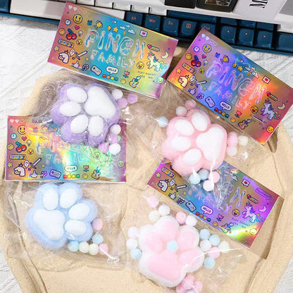 4Pcs Cat Paw Squishy Stress Relief Fidget Toys ¨C For Kids and Adults