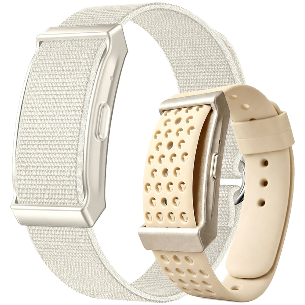 Screenless Fitness Tracker with 2 Straps Waterproof Smart Watch - Gold