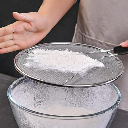 3PCS Stainless Steel Grease Splatter Guard for Frying Pan Ultra Fine Mesh Lids Splatter Screen for Cooking